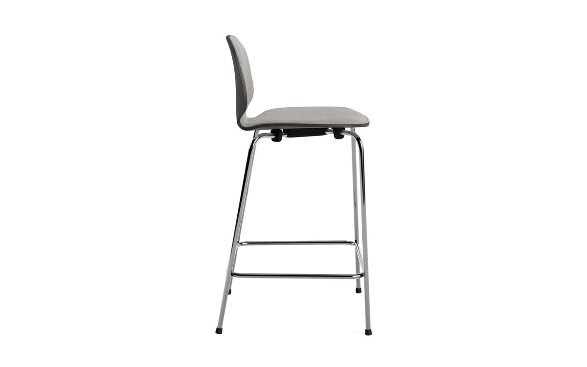 My Chair Barstuhl 65 cm Frontpolster Stahl in Remix 133 präsentiert im Onlineshop von KAQTU Design AG. Barstuhl ist von Normann Copenhagen