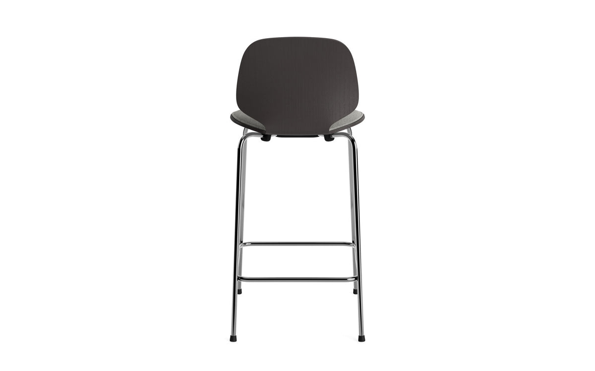 My Chair Barstuhl 65 cm Frontpolster Stahl in Remix 133 präsentiert im Onlineshop von KAQTU Design AG. Barstuhl ist von Normann Copenhagen