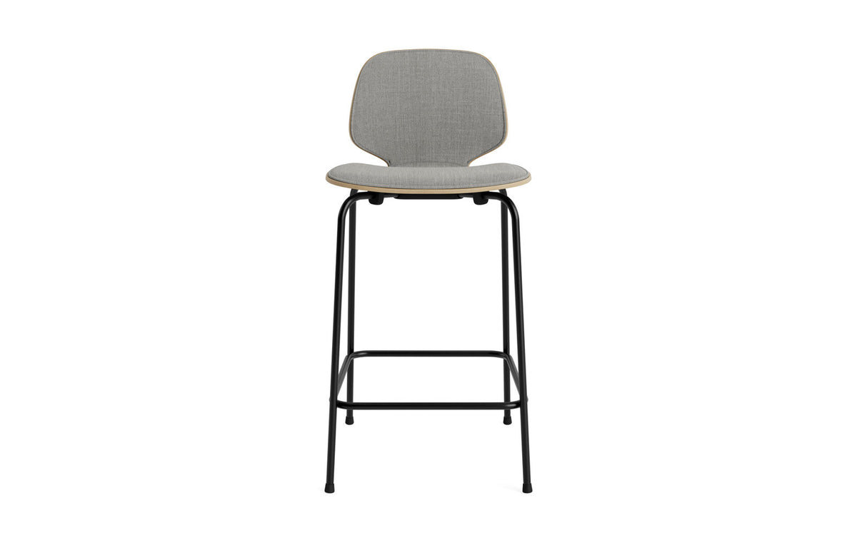My Chair Barstuhl 65 cm Frontpolster Stahl in Remix 133 präsentiert im Onlineshop von KAQTU Design AG. Barstuhl ist von Normann Copenhagen