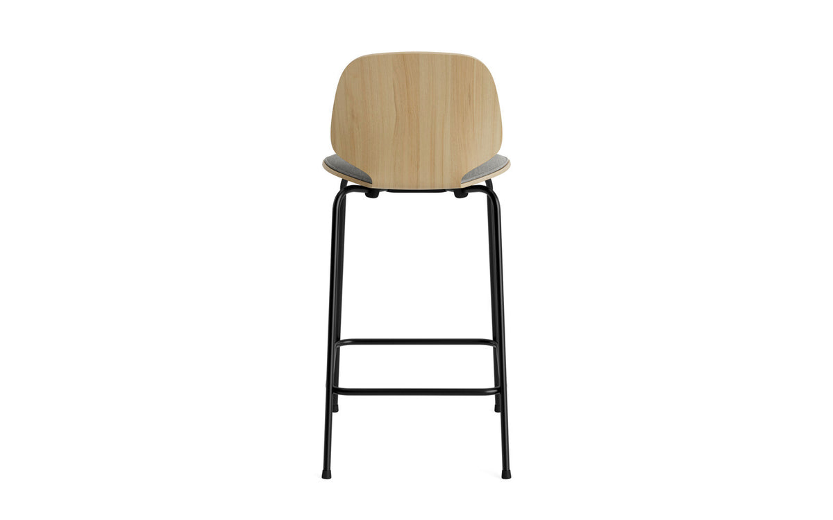 My Chair Barstuhl 65 cm Frontpolster Stahl in Remix 133 präsentiert im Onlineshop von KAQTU Design AG. Barstuhl ist von Normann Copenhagen