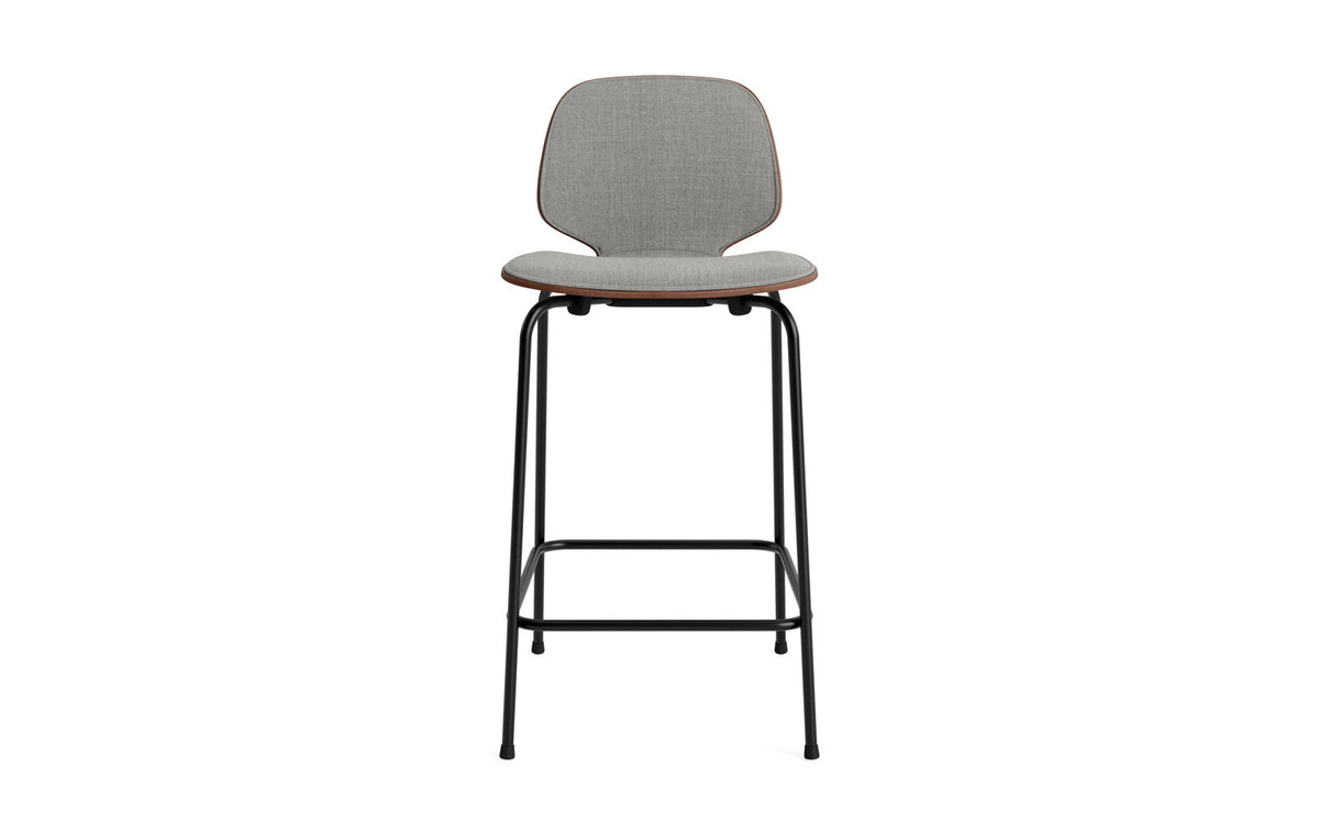 My Chair Barstuhl 65 cm Frontpolster Stahl in Remix 133 präsentiert im Onlineshop von KAQTU Design AG. Barstuhl ist von Normann Copenhagen