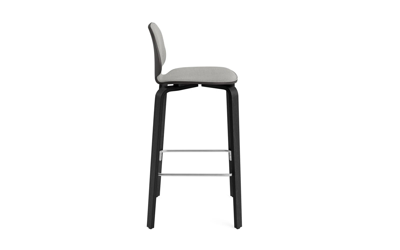 Entdecken Sie den My Chair Barhocker 75 cm in Schwarz/Remix von Normann Copenhagen – ein eleganter Barhocker, der Komfort und modernes Design vereint.