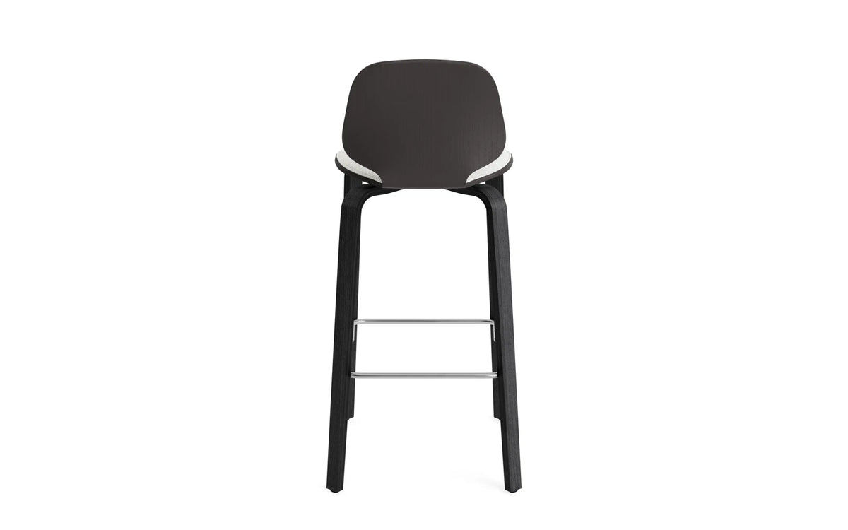 My Chair Barhocker 75 cm Frontpolster schwarz/Hallingdal in Hallingdal 110 präsentiert im Onlineshop von KAQTU Design AG. Barstuhl ist von Normann Copenhagen