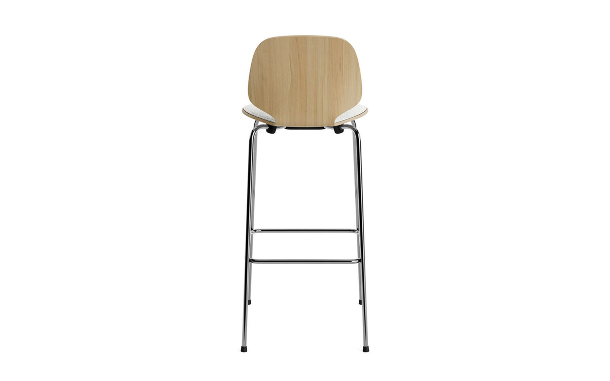 My Chair Barhocker 75 cm Frontpolster in Hallingdal 110 präsentiert im Onlineshop von KAQTU Design AG. Barstuhl ist von Normann Copenhagen