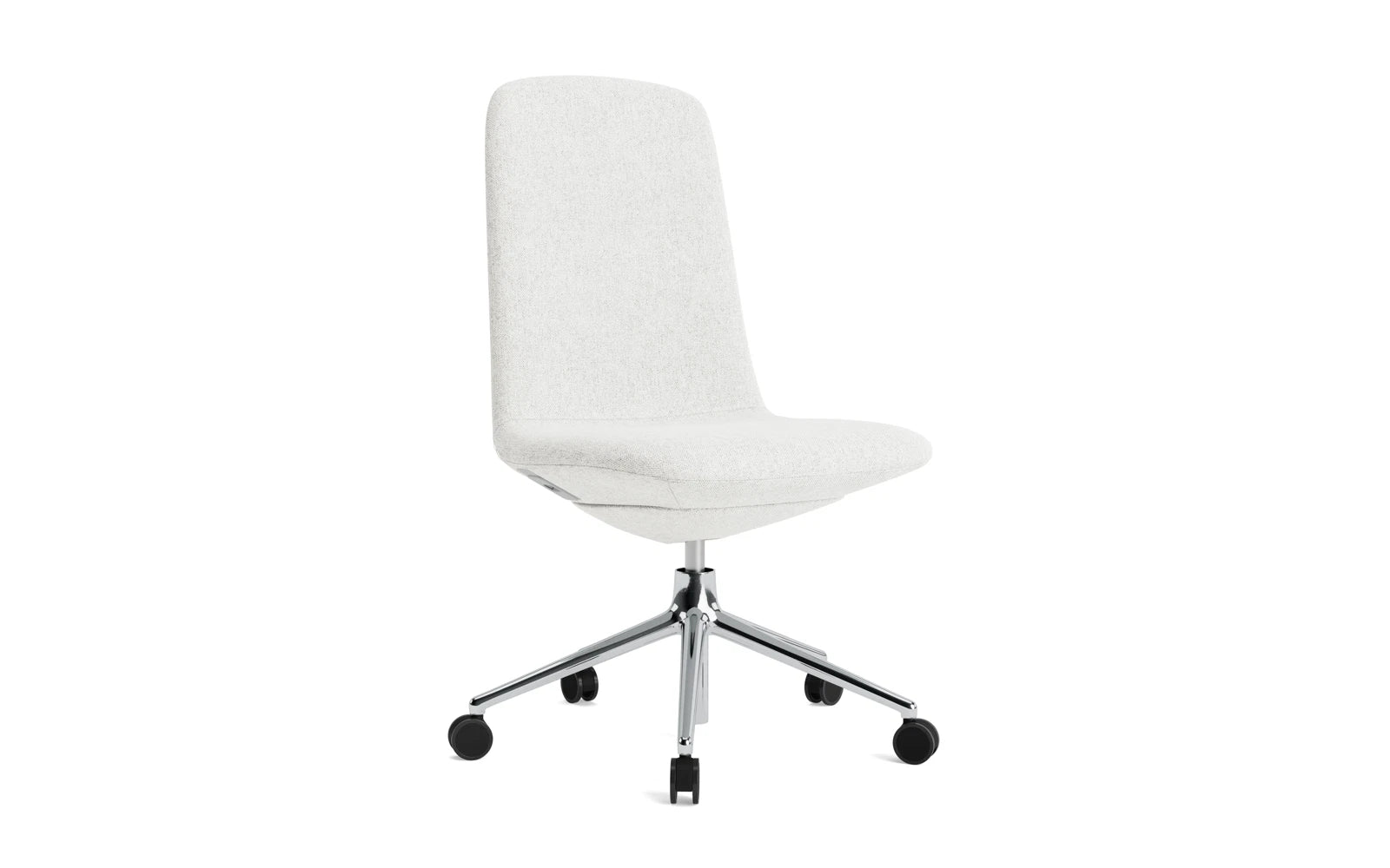 Off Chair niedrig mit Drehgestell und Rollen Gaslift Aluminium Hallingdal in Hallingdal 110 präsentiert im Onlineshop von KAQTU Design AG. Bürostuhl ist von Normann Copenhagen
