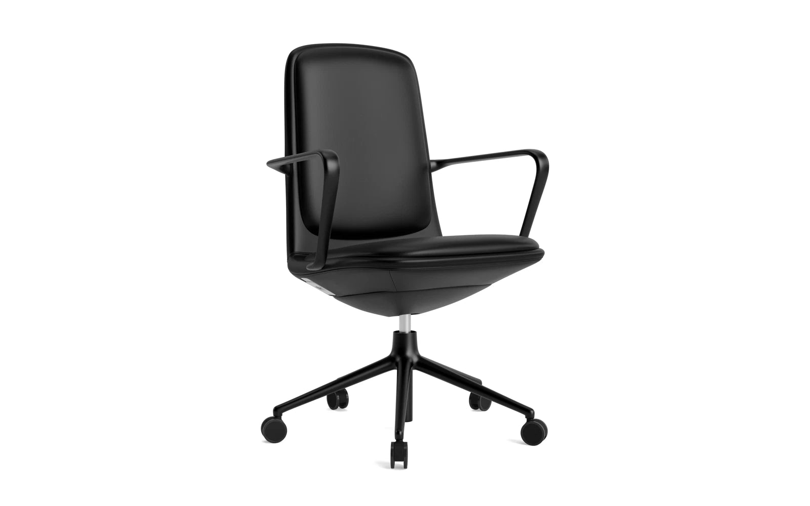 Off Armchair niedrig 5W gaslift schwarze aluminium mit kissen Ultra in Ultra 41599 präsentiert im Onlineshop von KAQTU Design AG. Bürostuhl ist von Normann Copenhagen