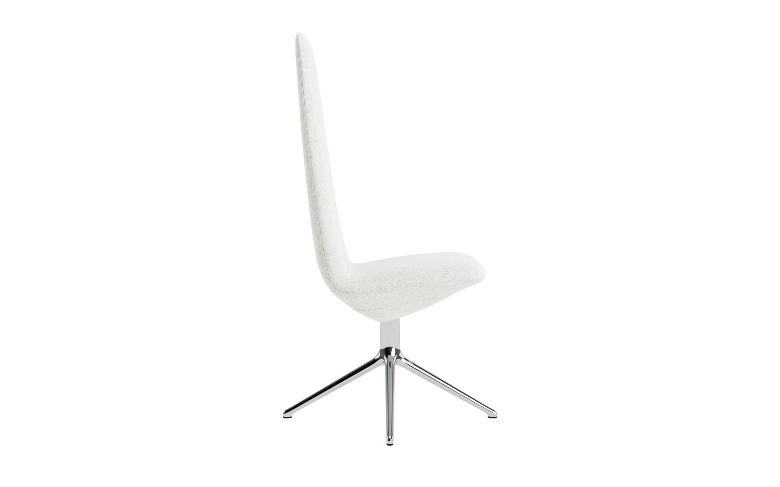 Erleben Sie den Off Chair hoch mit Drehgestell 4B von Normann Copenhagen – ein eleganter Bürostuhl, der Komfort und modernes Design vereint.
