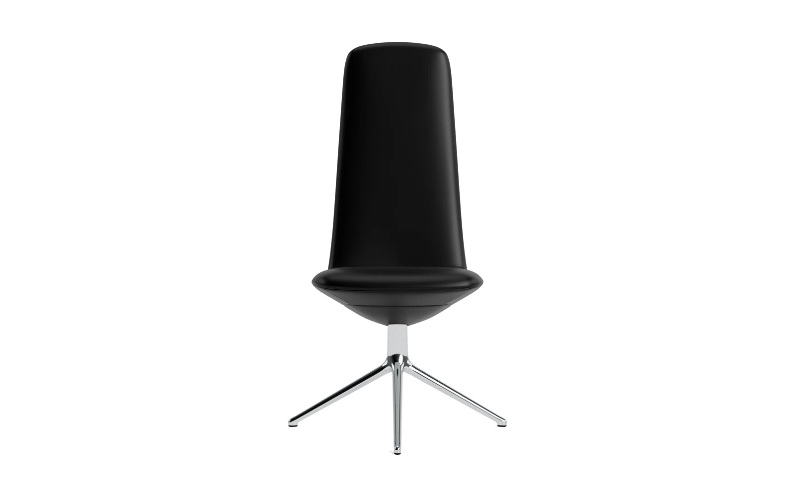 Entdecken Sie den Off Chair hoch mit Drehgestell 4B Aluminium Ultra von Normann Copenhagen – ein stilvoller Bürostuhl, der Komfort und modernes Design vereint.