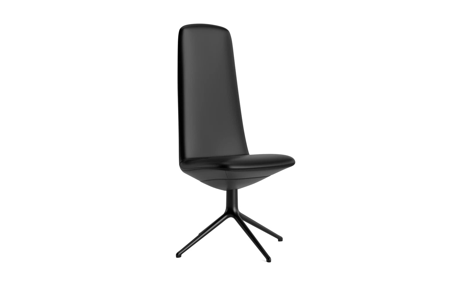 Off Chair Hoch mit Drehgestell 4B Schwartz aluminium Ultra in Ultra 41599 präsentiert im Onlineshop von KAQTU Design AG. Bürostuhl ist von Normann Copenhagen