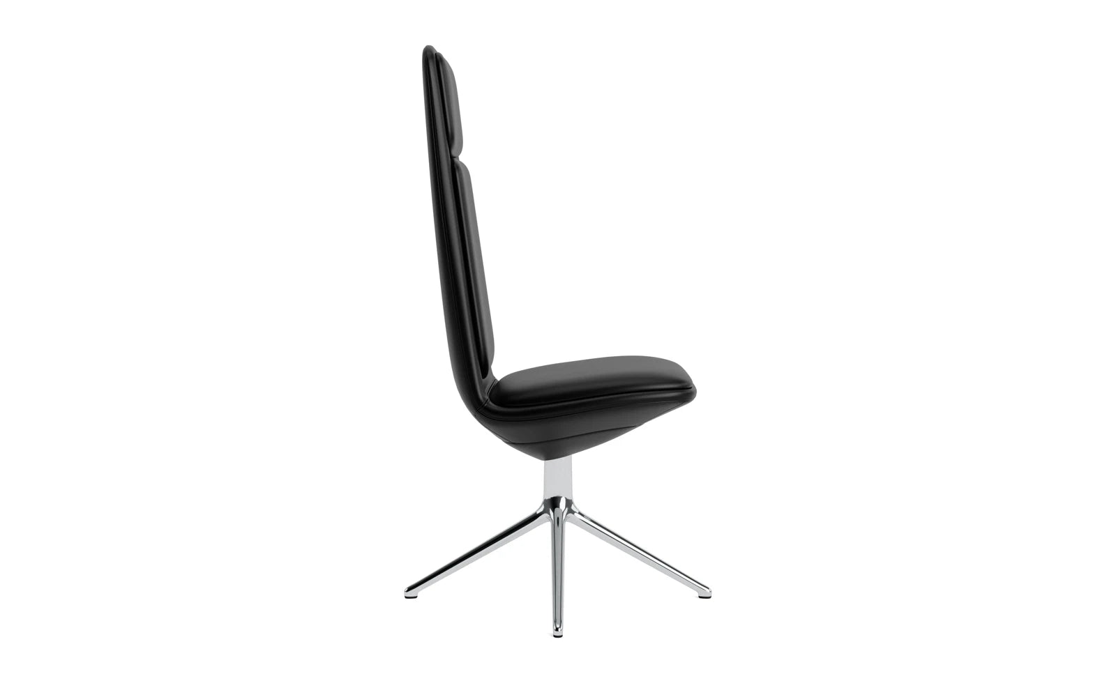 Erleben Sie den Off Chair Hoch mit Drehgestell 4B Aluminium von Normann Copenhagen – der perfekte Bürostuhl für stilvolle Ergonomie und individuelle Anpassung.