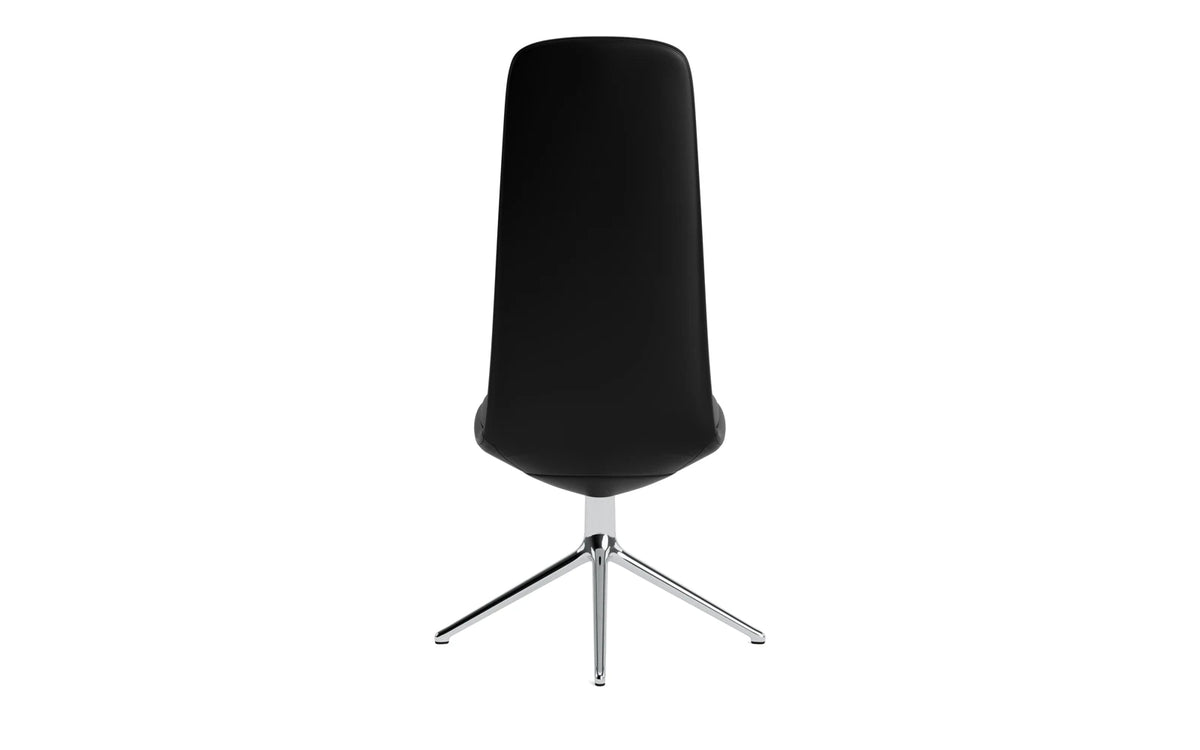 Off Chair Hoch mit Drehgestell 4B aluminium mit Kissen Ultra in Ultra 41599 präsentiert im Onlineshop von KAQTU Design AG. Bürostuhl ist von Normann Copenhagen