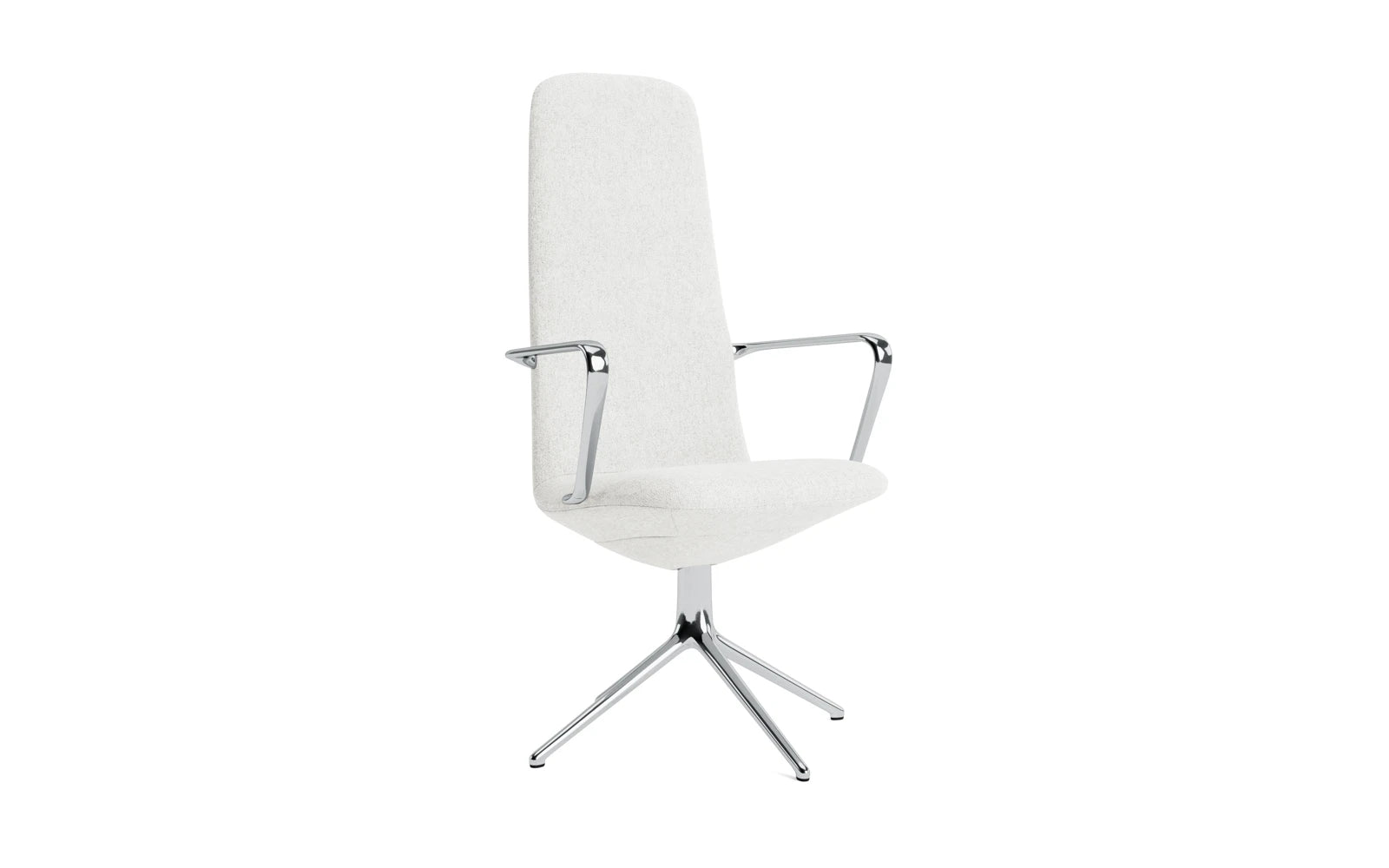 Off Armchair hoch mit Drehgestell 4B aluminium Hallingdal in Hallingdal 110 präsentiert im Onlineshop von KAQTU Design AG. Bürostuhl ist von Normann Copenhagen