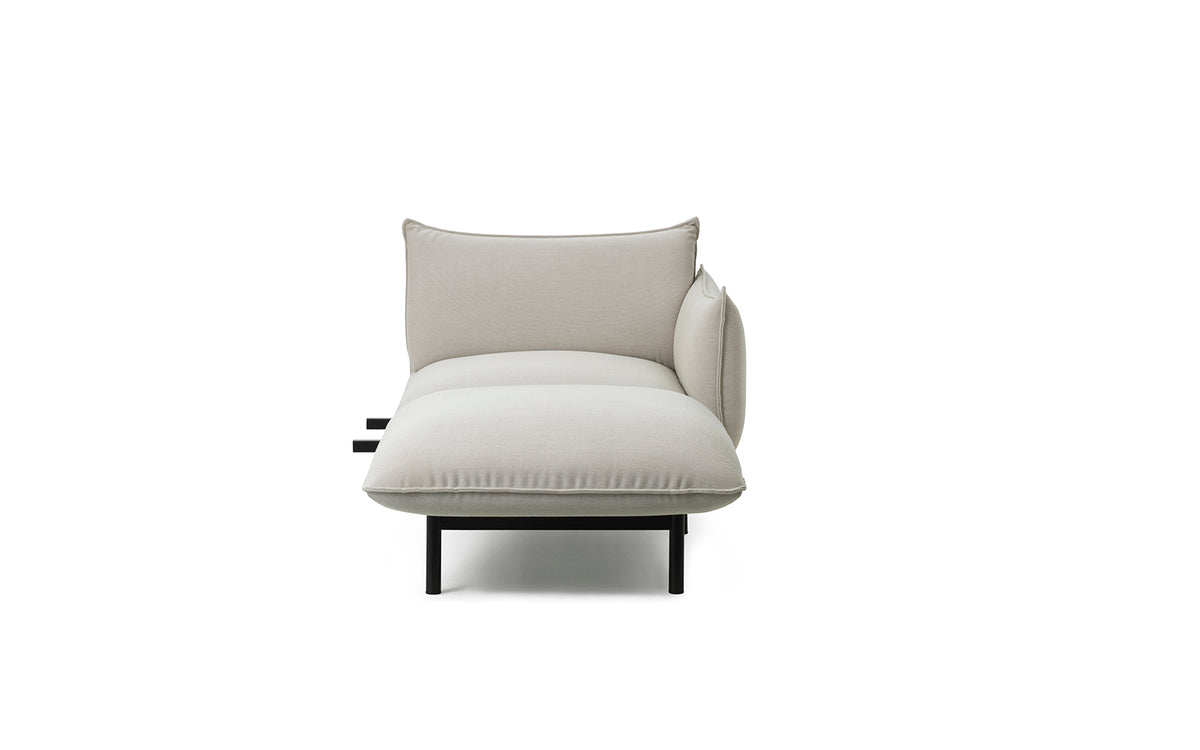 Ark modulares Sofa 420 Chaise Longue rechts in Steelcut Trio präsentiert im Onlineshop von KAQTU Design AG. Modulares Sofa ist von Normann Copenhagen