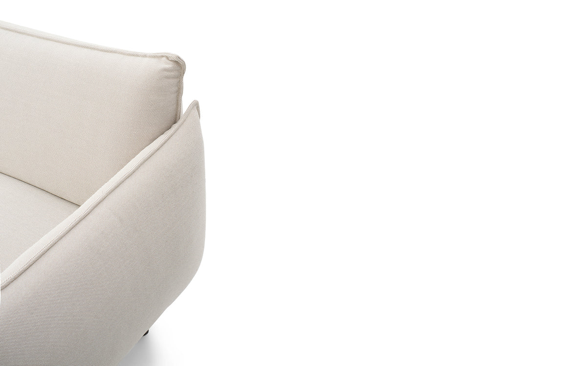 Ark modulares Sofa 420 Chaise Longue rechte Armlehne Schwarz Stahl Steelcut Trio in Steelcut Trio 205 präsentiert im Onlineshop von KAQTU Design AG. Modulares Sofa ist von Normann Copenhagen
