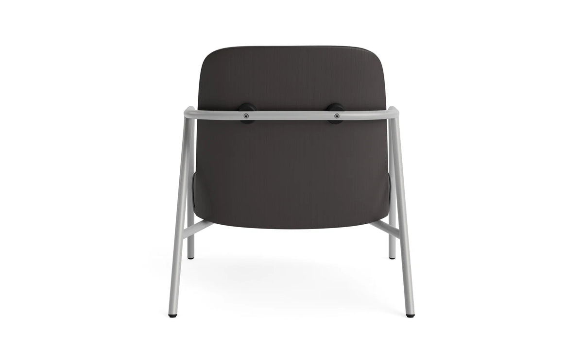 Pad Lounge-Sessel grau Stahl schwarz/Ultra in Ultra 41599 präsentiert im Onlineshop von KAQTU Design AG. Drehsessel ist von Normann Copenhagen