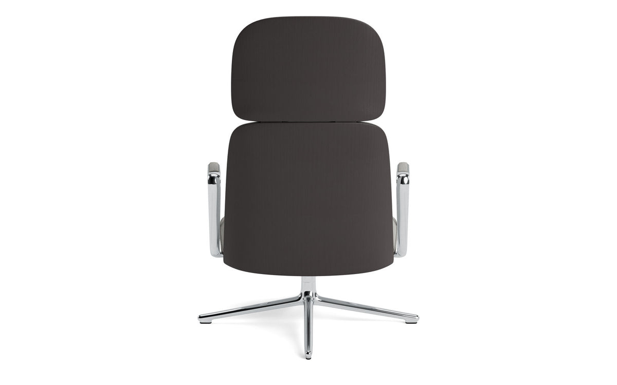 Pad Lounge-Sessel hoch mit Drehgestell Schwarz Alu Schwarz/Remix in Remix 133 präsentiert im Onlineshop von KAQTU Design AG. Drehsessel ist von Normann Copenhagen
