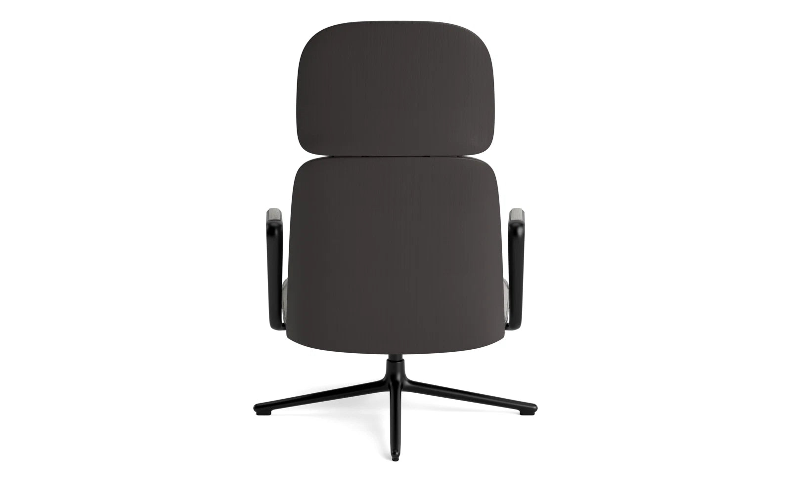 Genießen Sie den eleganten Pad Lounge-Sessel hoch von Normann Copenhagen. Mit Drehgestell und Kippfunktion in Schwarz Alu Schwarz/Remix vereint er Stil und Komfort.