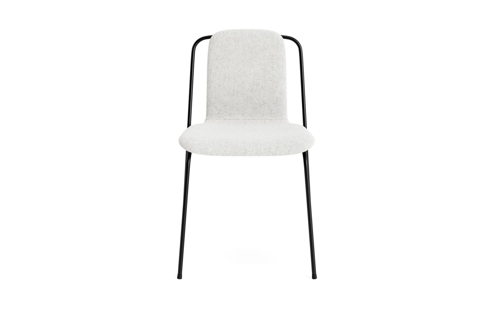 Entdecken Sie den eleganten Studio Stuhl Vollpolster von Normann Copenhagen. Mit seinem schlanken Stahlrahmen und modernem Design vereint er Komfort und Stil.