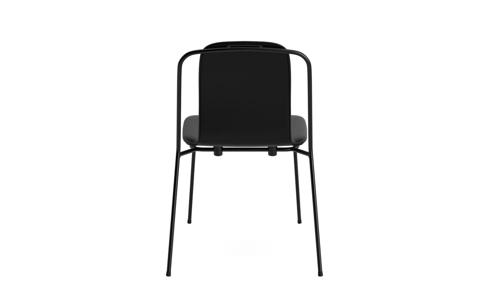 Entdecken Sie den Studio Stuhl Vollpolster von Normann Copenhagen: Ein stilvoller, stapelbarer Stuhl aus robustem Stahl, der modernes Design und Funktionalität harmonisch verbindet.