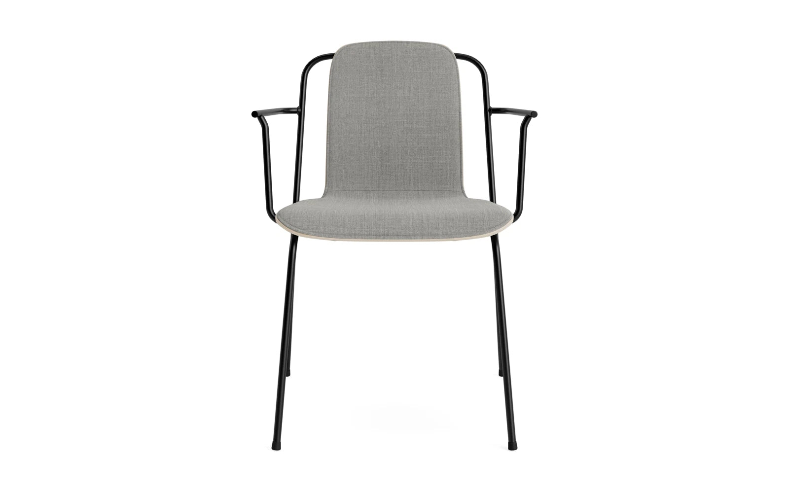 Entdecken Sie den stilvollen Studio Armlehnstuhl in Schwarz und hellgrau von Normann Copenhagen – ideal für modernes Wohnen und vielseitige Einsatzmöglichkeiten.