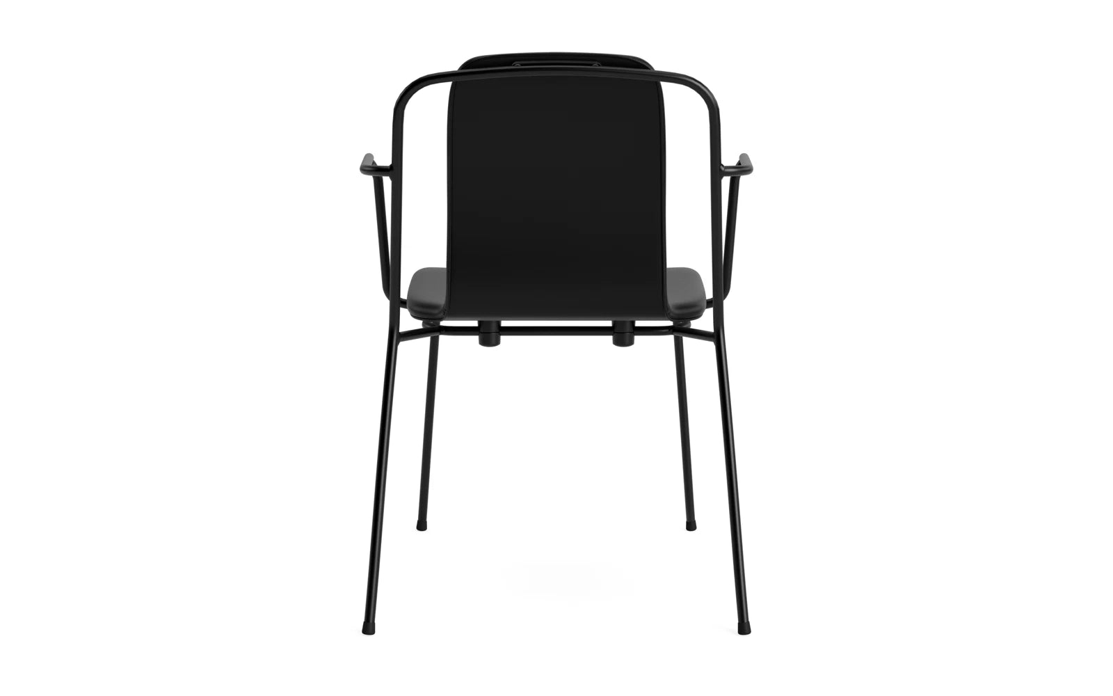 Entdecken Sie den eleganten Studio Armlehnstuhl von Normann Copenhagen: zeitloses Design, komfortable Polsterung und industrieller Charme für jeden Raum.