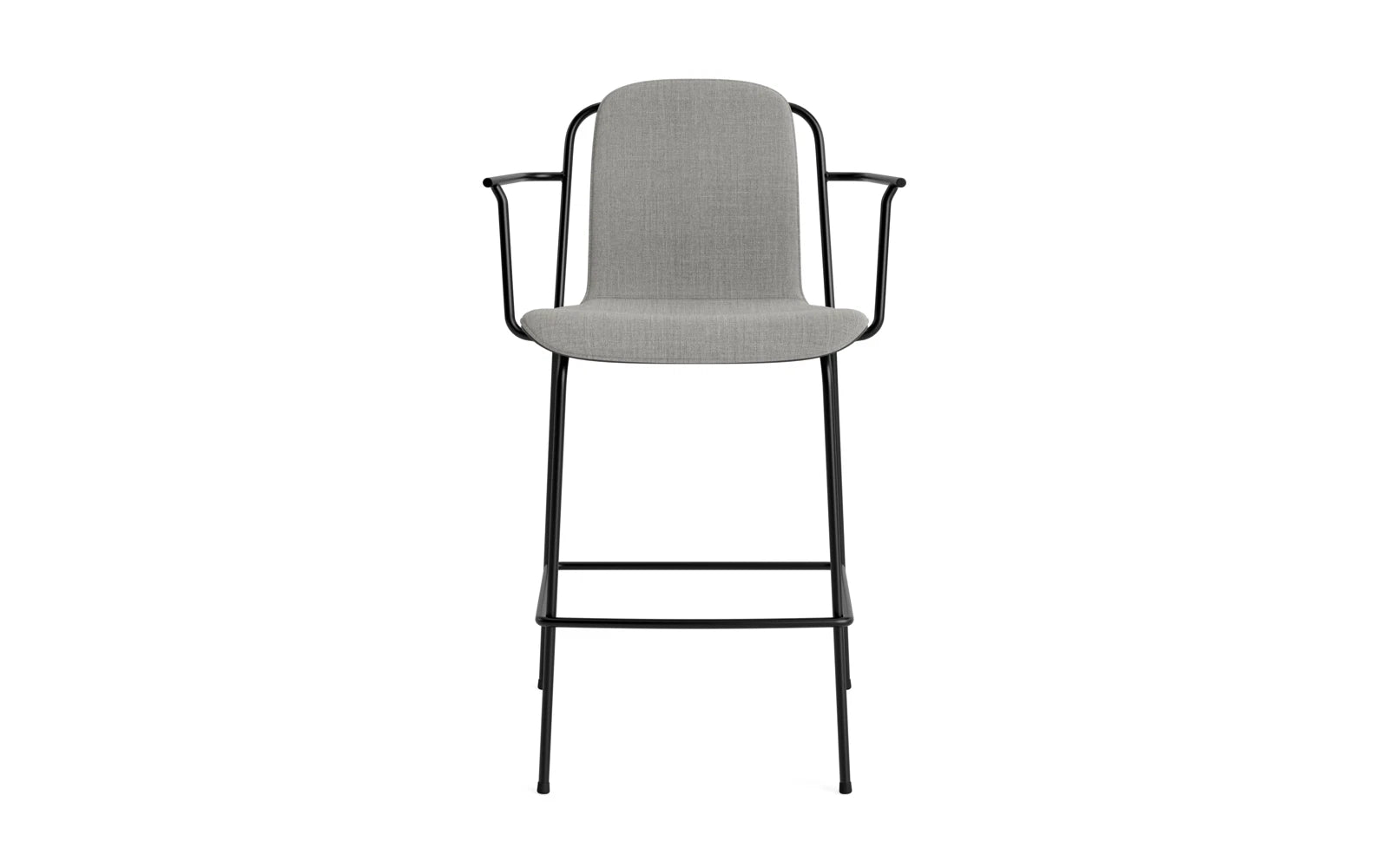 Entdecken Sie den eleganten Studio Barstuhl 65 cm von Normann Copenhagen. Mit robustem Stahlrahmen und hochwertigem Remix-Polster vereint er modernes Design und Funktionalität.