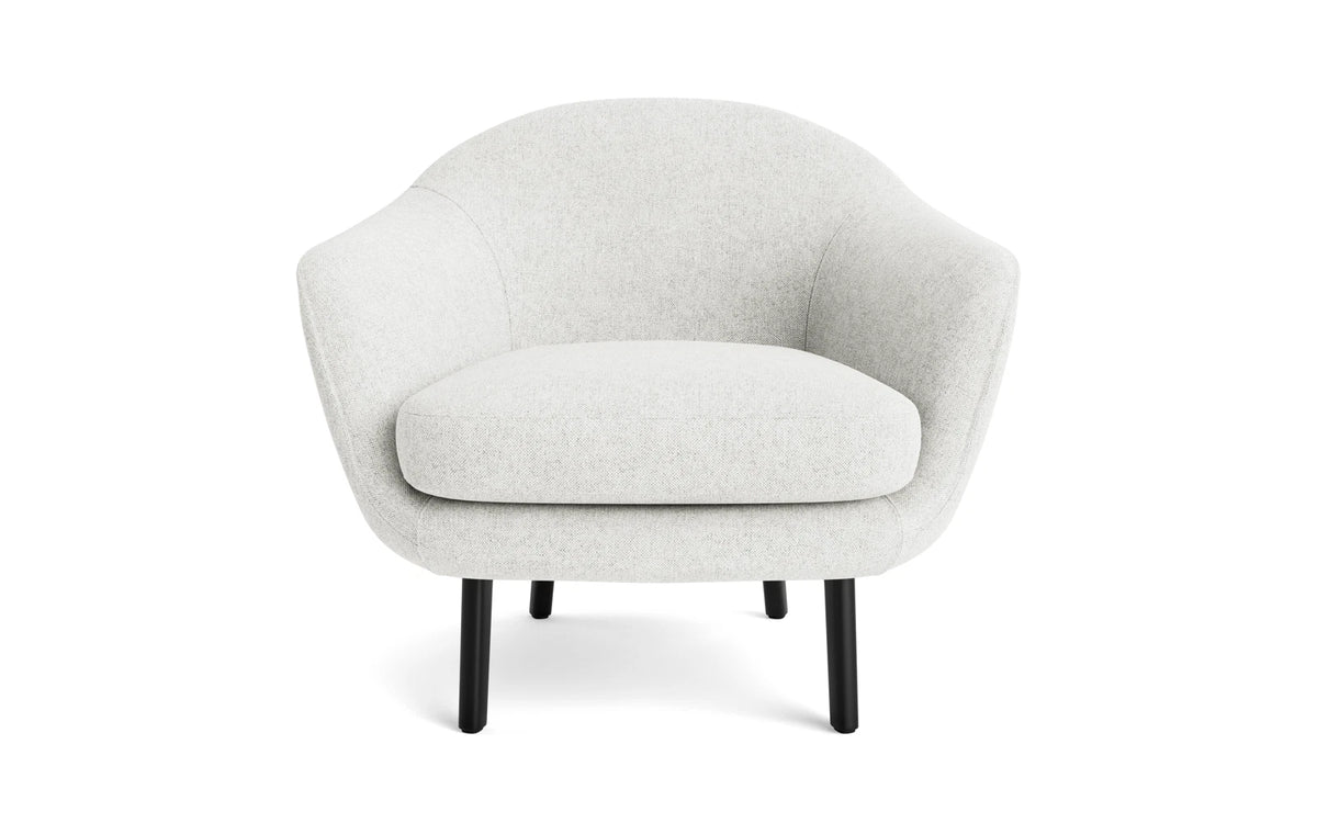 Sum Sessel schwarzes Aluminium in Hallingdal 110 präsentiert im Onlineshop von KAQTU Design AG. Sessel mit Armlehnen ist von Normann Copenhagen