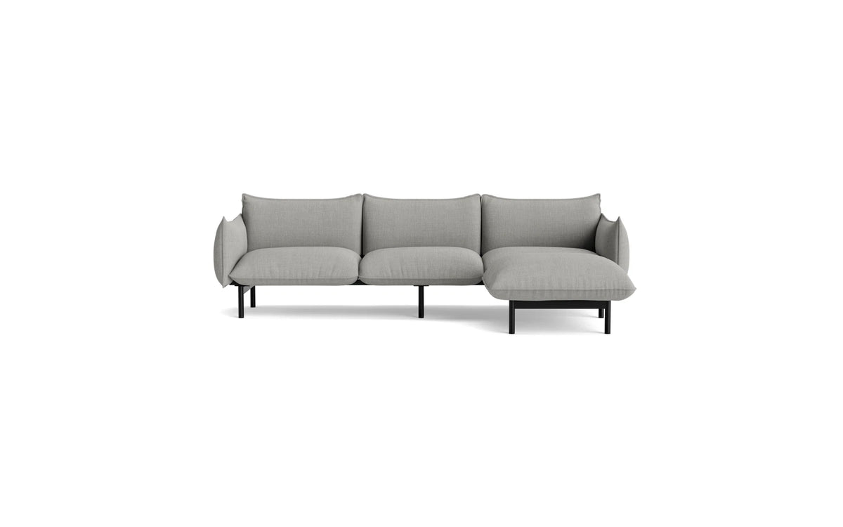 Ark modulares sofa 3-sitzer mitt Chaise Longue Remix in Remix 133 präsentiert im Onlineshop von KAQTU Design AG. L-Sofa rechts ist von Normann Copenhagen