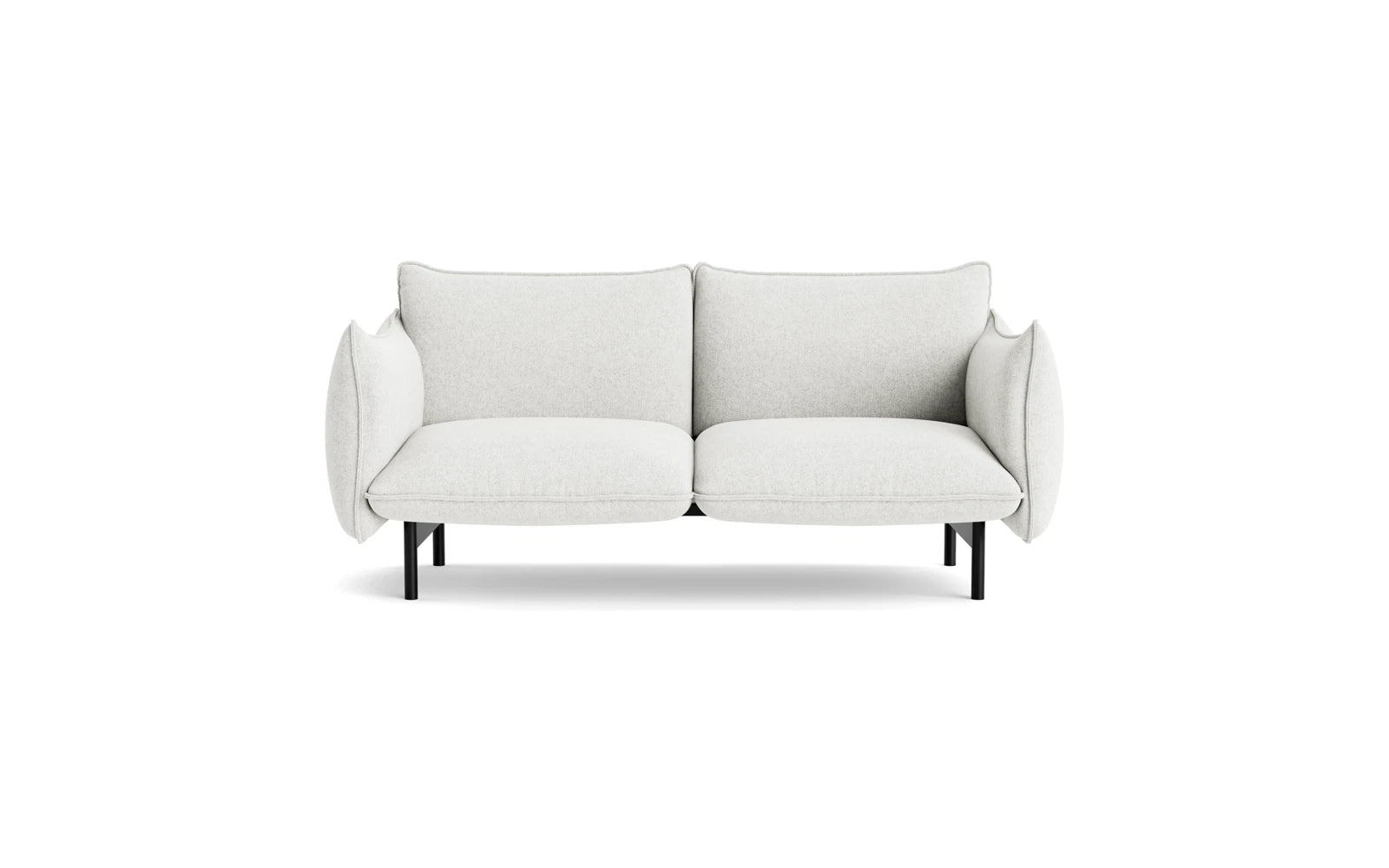 Genießen Sie das Ark 2-Sitzer Sofa von Normann Copenhagen – ein elegantes Design mit sanften Kurven, das Komfort und Stil harmonisch vereint.