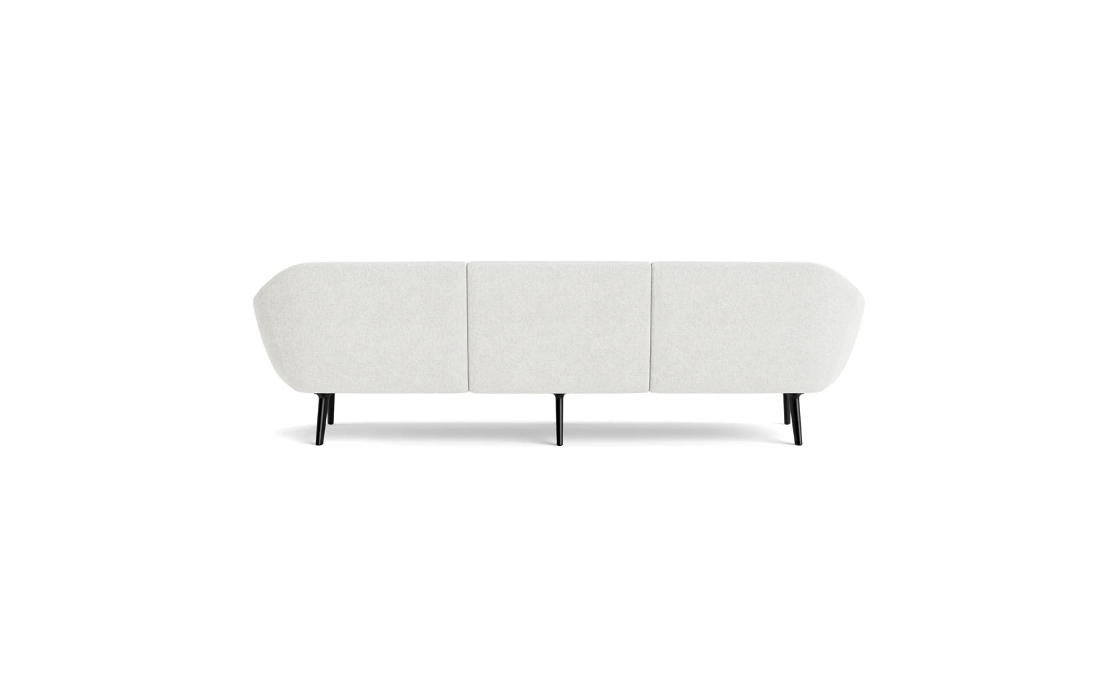 Entdecken Sie das Sum 3-Sitzer Sofa von Normann Copenhagen: Elegantes, modulares Design aus schwarzem Aluminium für flexible Wohnlösungen.