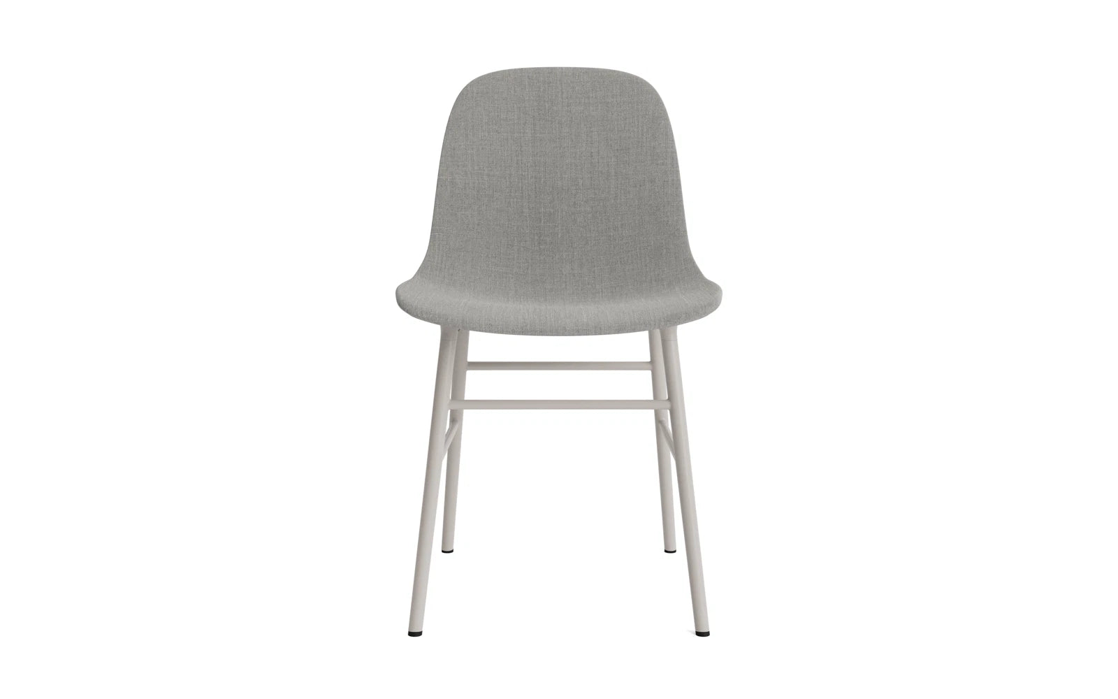 Der gepolsterte Form Stuhl in Warmem Grau von Normann Copenhagen bietet stilvollen Komfort und passt ideal in jedes moderne Interieur.