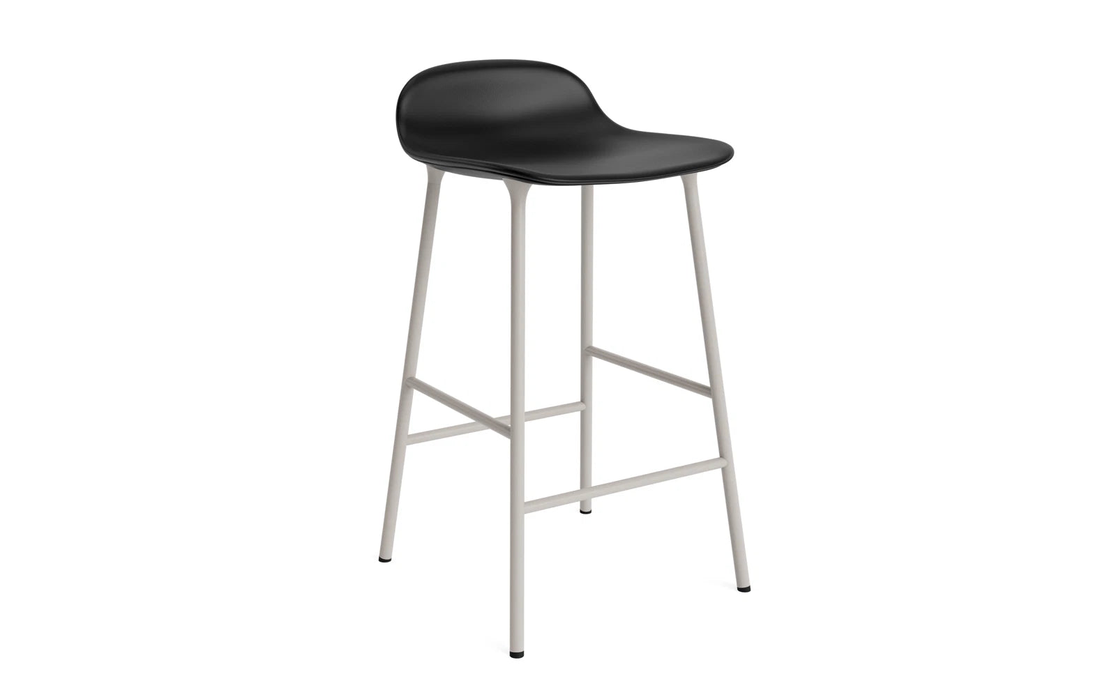 Form Barstuhl 65 cm gepolstert warmes grau Stahl Ultra in Ultra 41599 präsentiert im Onlineshop von KAQTU Design AG. Barstuhl ist von Normann Copenhagen