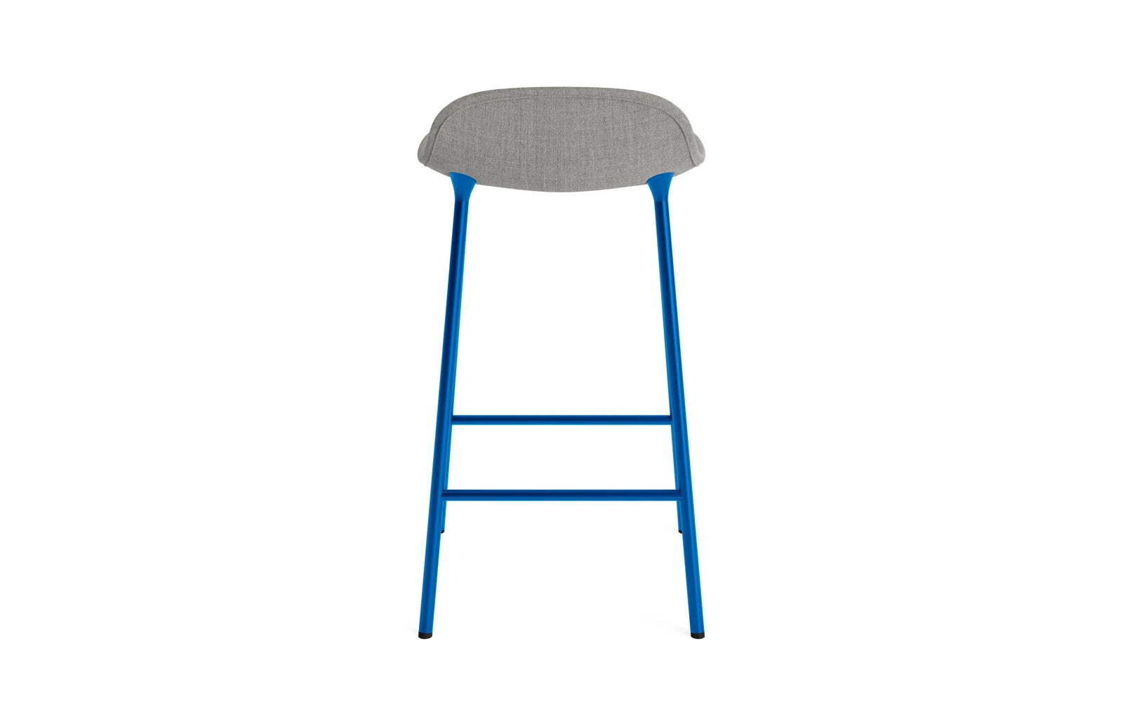 Erleben Sie den Form Barstuhl 65 cm in strahlendem Blau von Normann Copenhagen. Gepolstert und stilvoll, perfekt für Ihre Einrichtung.