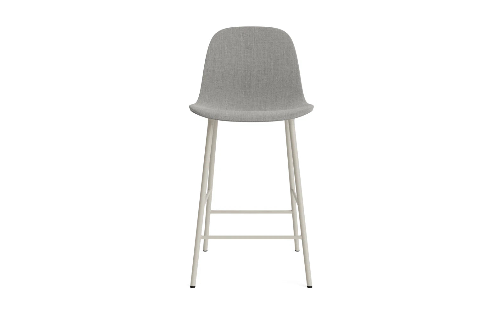 Genießen Sie den Form Barstuhl 65 cm in gepolstertem hellgrau von Normann Copenhagen – ein modernes Designhighlight für jeden Raum.