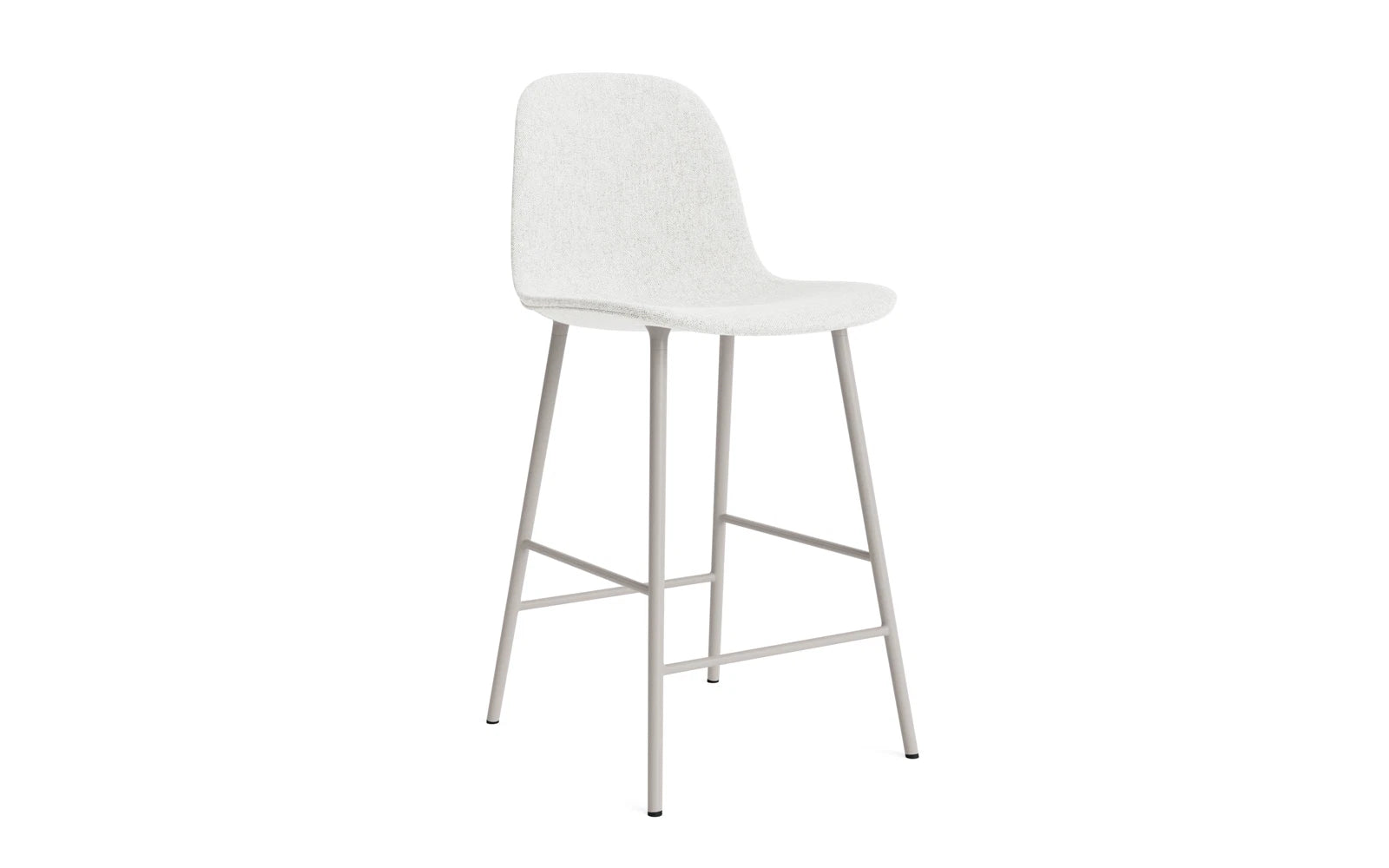 Form Barstuhl 75 cm gepolstert Warmes grau Stahl Hallingdal in Hallingdal 110 präsentiert im Onlineshop von KAQTU Design AG. Barstuhl ist von Normann Copenhagen