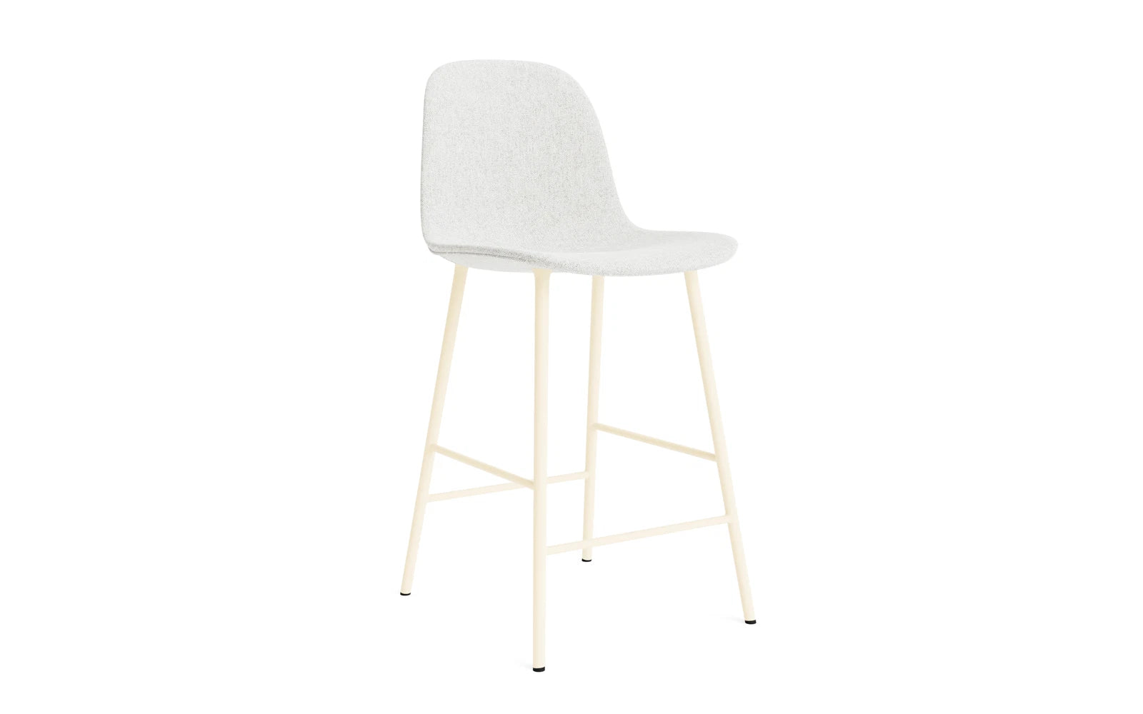 Form Barstuhl 65 cm gepolstert Creme Stahl Hallingdal in Hallingdal 110 präsentiert im Onlineshop von KAQTU Design AG. Barstuhl ist von Normann Copenhagen