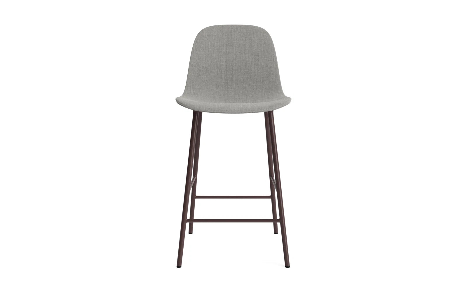 Genießen Sie den Form Barstuhl 65 cm in stilvollem Braun, gepolstert und aus hochwertigem Stahl von Normann Copenhagen – ideal für modernes Wohnen.