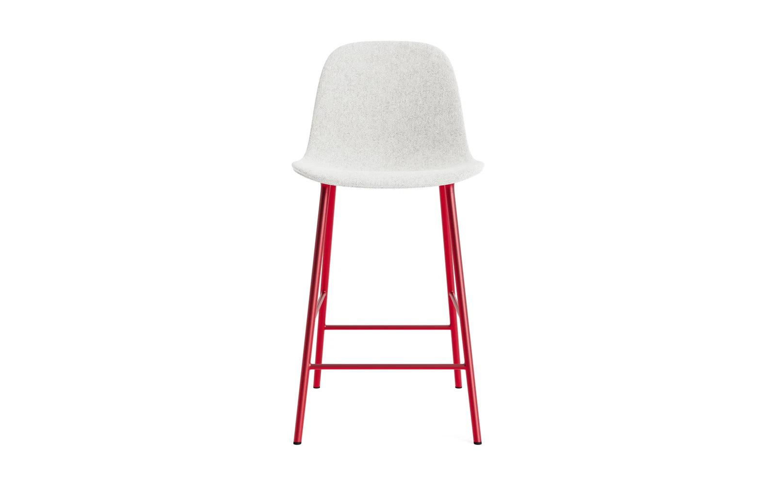 Erleben Sie den Form Barstuhl 65 cm gepolstert in strahlendem Rot von Normann Copenhagen. Ein stilvoller Akzent für Ihr Zuhause, der Komfort und modernes Design vereint.