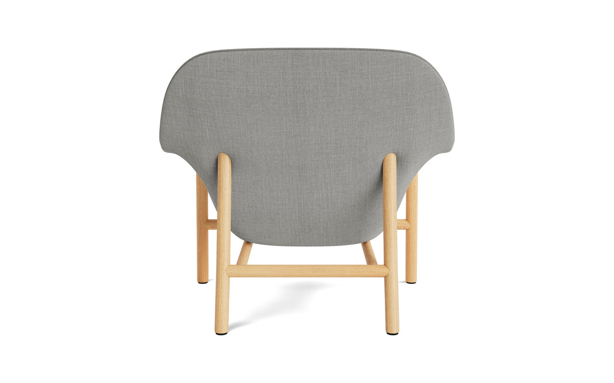 Drape Lounge-Sessel niedrig Eiche Remix in Remix 133 präsentiert im Onlineshop von KAQTU Design AG. Sessel ist von Normann Copenhagen