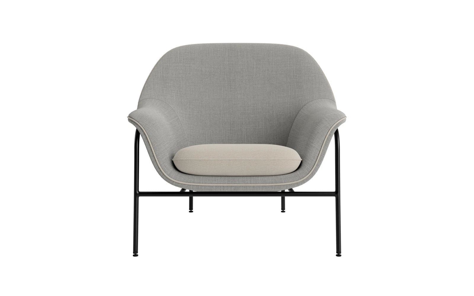 Der Drape Lounge-Sessel in Schwarz von Normann Copenhagen besticht durch seine sanften Kurven und individuelle Gestaltungsoptionen. Perfekt für jedes Zuhause.