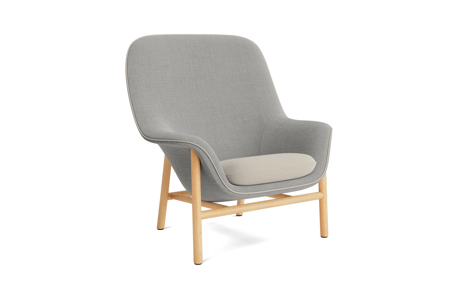 Drape Lounge-Sessel hoch  Eiche Remix in Remix 133 präsentiert im Onlineshop von KAQTU Design AG. Sessel ist von Normann Copenhagen