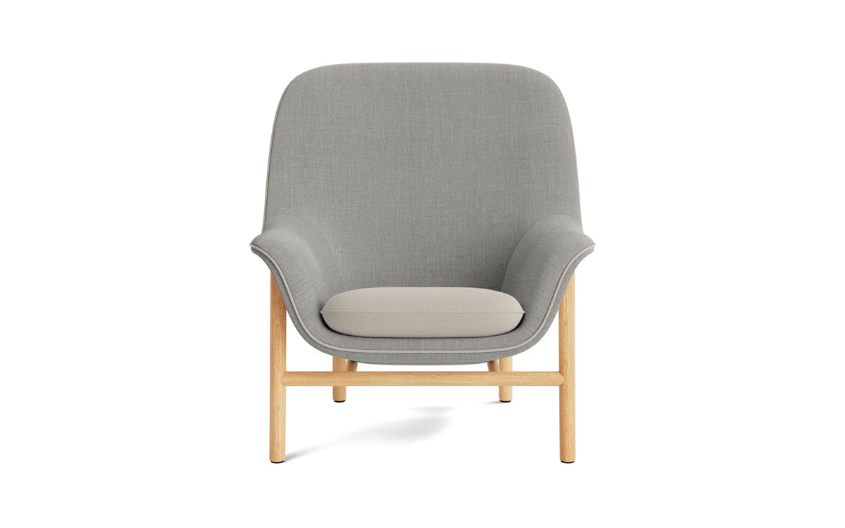 Drape Lounge-Sessel hoch Eiche Remix in Remix 133 präsentiert im Onlineshop von KAQTU Design AG. Sessel ist von Normann Copenhagen