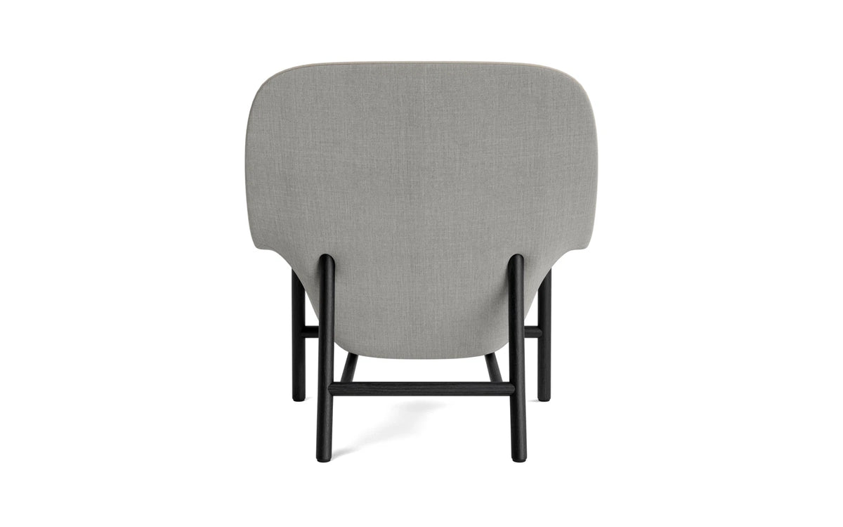 Drape Lounge-Sessel hoch schwarze Eiche Remix in Remix 133 präsentiert im Onlineshop von KAQTU Design AG. Sessel ist von Normann Copenhagen