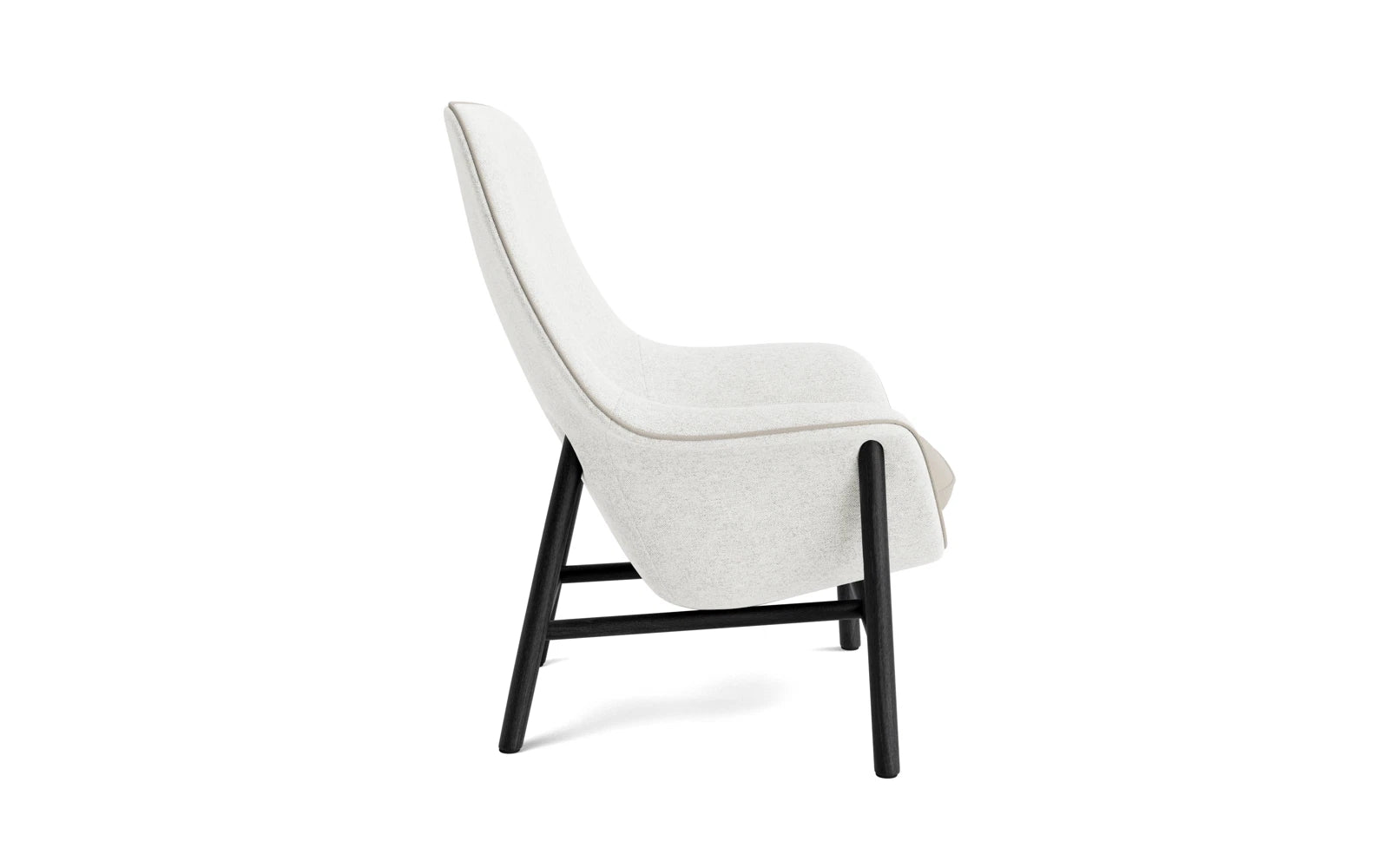 Entdecken Sie den Drape Lounge-Sessel von Normann Copenhagen: Elegantes Design, individuelle Anpassungsmöglichkeiten und luxuriöse Materialien für Ihr stilvolles Zuhause.