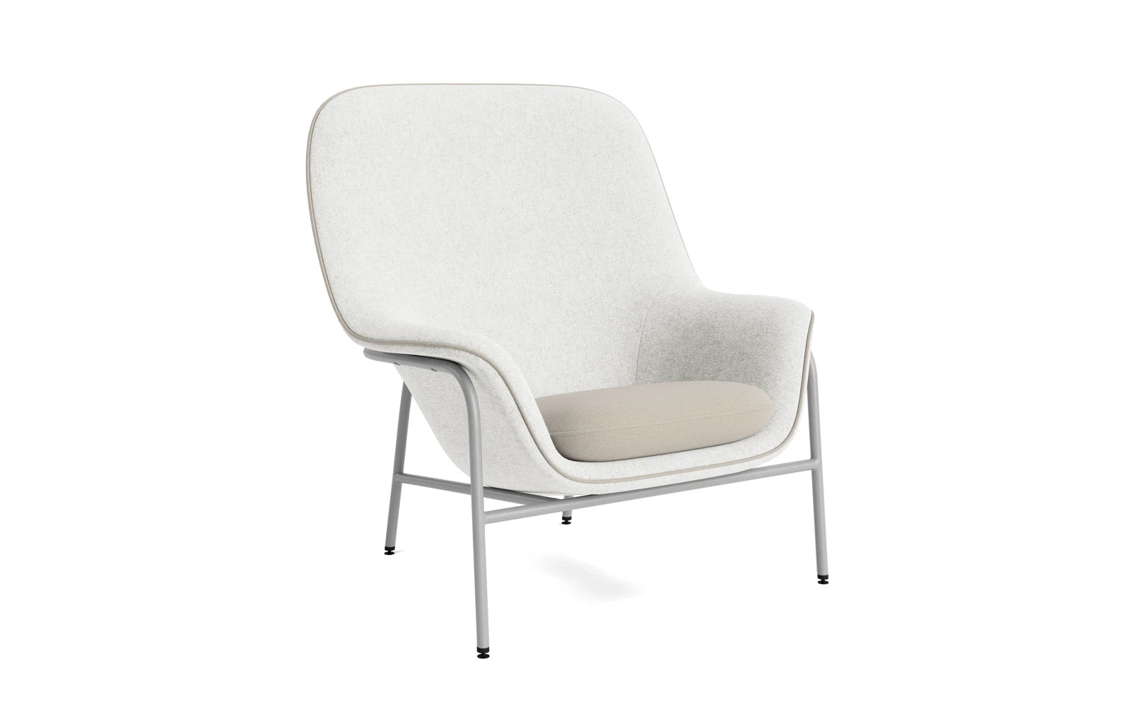 Drape Lounge-Sessel hoch grauem Stahl Hallingdal in Hallingdal 110 präsentiert im Onlineshop von KAQTU Design AG. Sessel ist von Normann Copenhagen