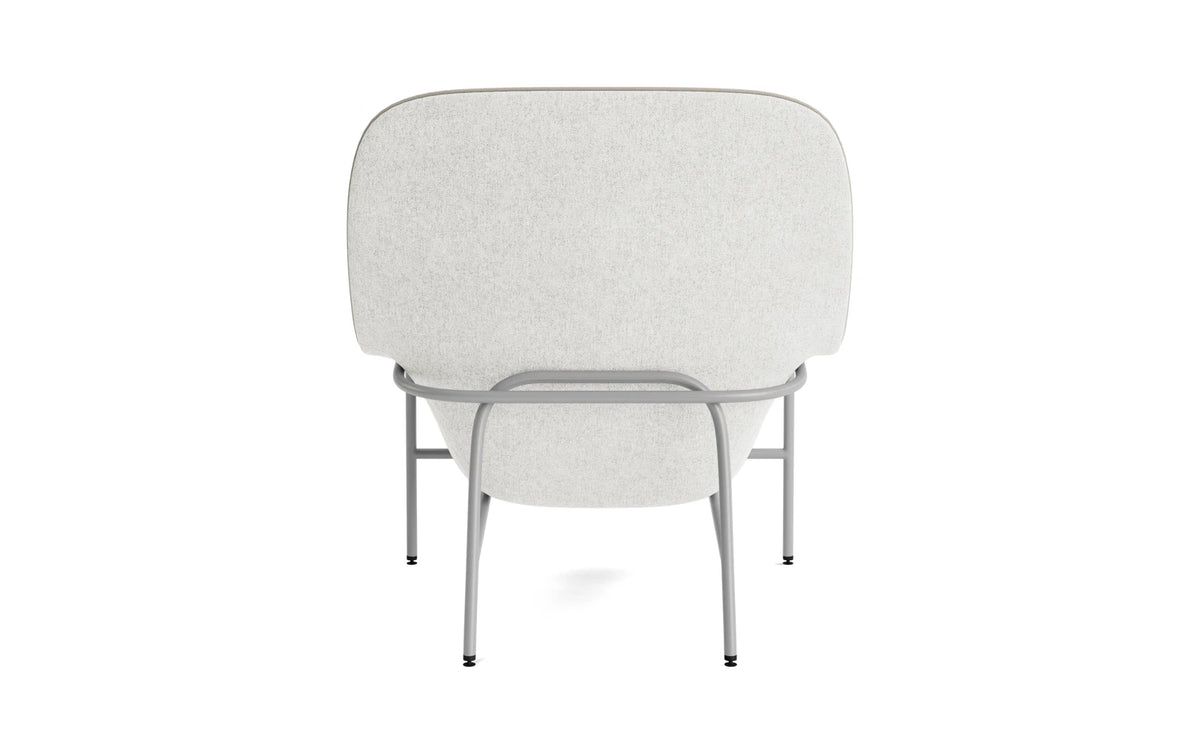 Drape Lounge-Sessel hoch grauem Stahl Hallingdal in Hallingdal 110 präsentiert im Onlineshop von KAQTU Design AG. Sessel ist von Normann Copenhagen