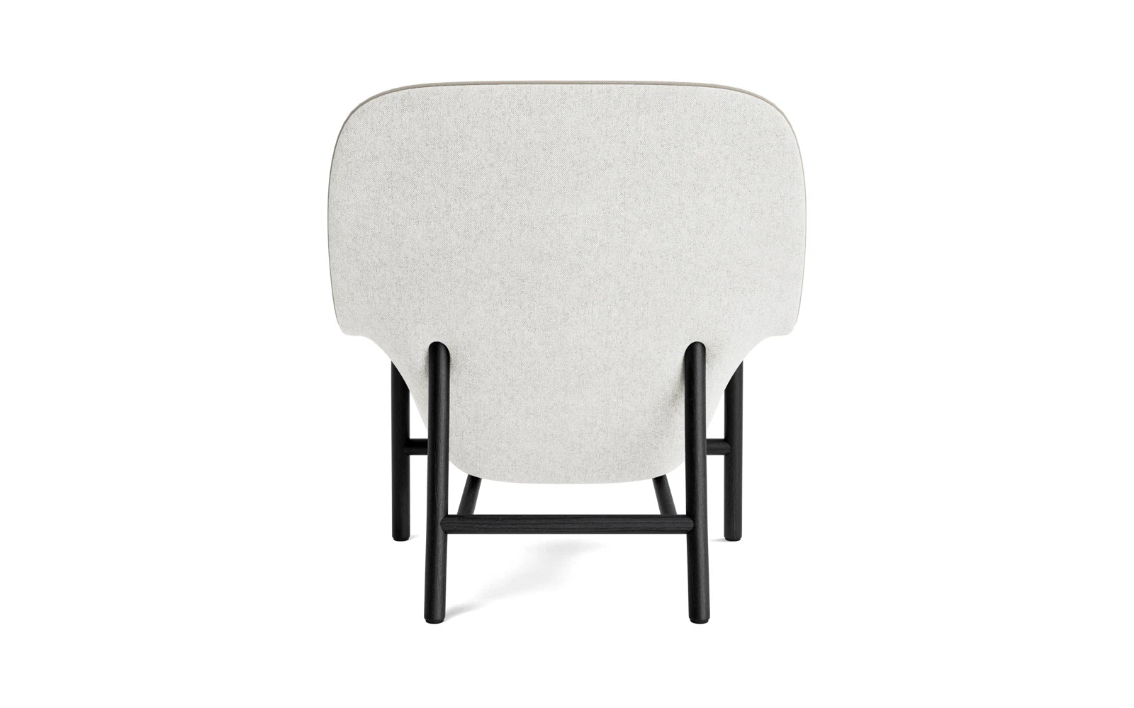 Entdecken Sie den Drape Lounge-Sessel von Normann Copenhagen: Eleganz trifft auf Komfort mit hochwertiger Hallingdal-Polsterung und schwarzer Eiche.