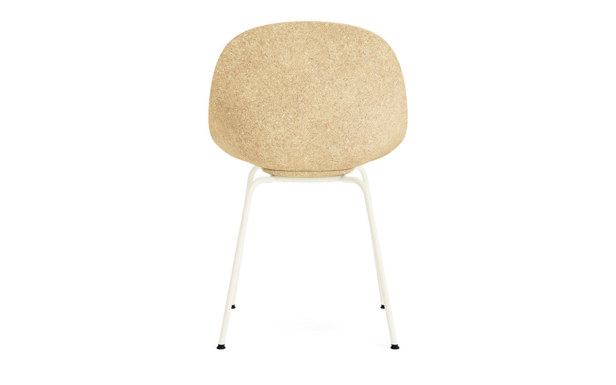 Mat Stuhl polster Hanffasern Creme stahl in Ultra 41599 präsentiert im Onlineshop von KAQTU Design AG. Stuhl ist von Normann Copenhagen