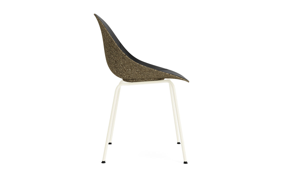 Mat Stuhl polster Seegras Creme stahl in Ultra 41599 präsentiert im Onlineshop von KAQTU Design AG. Stuhl ist von Normann Copenhagen