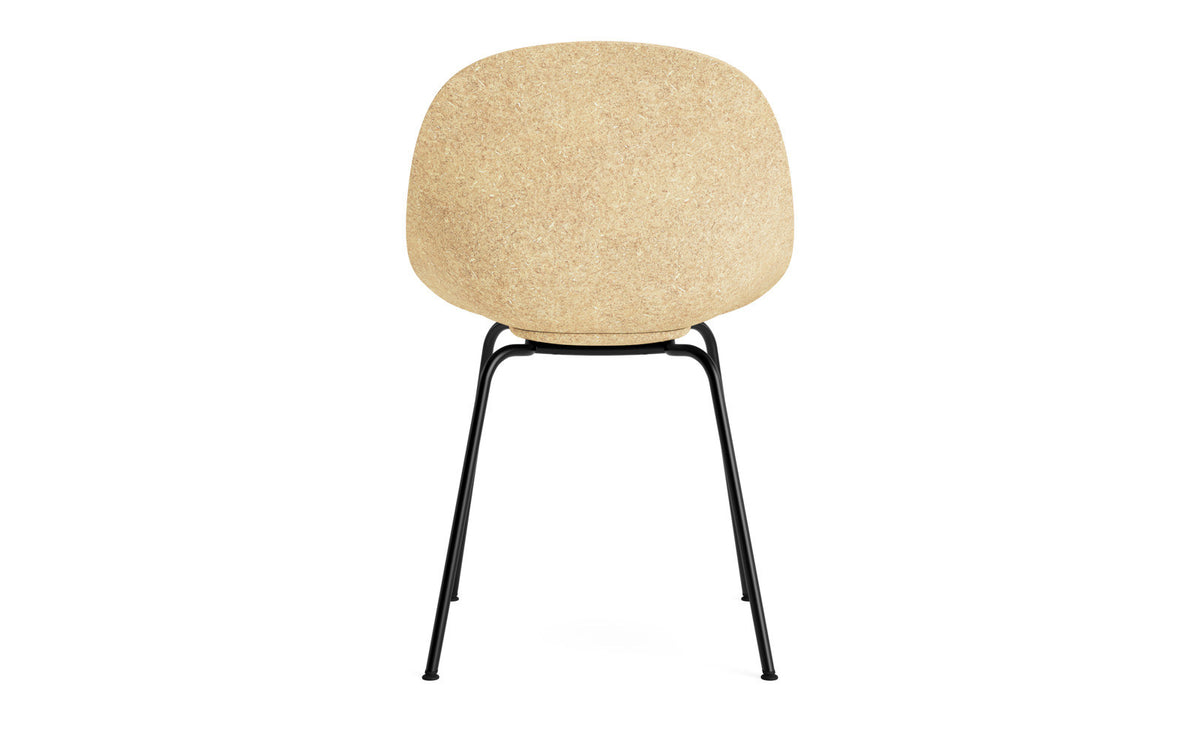 Mat Stuhl polster Hanffasern Schwartz stahl in Ultra 41599 präsentiert im Onlineshop von KAQTU Design AG. Stuhl ist von Normann Copenhagen